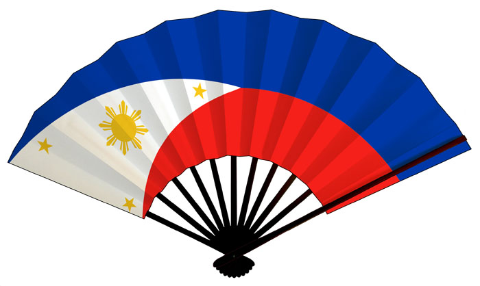 フィリピン国旗扇子