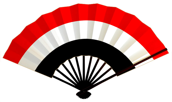 オーダー扇子が1本から作れる「あつらえ扇子あや」イエメン国旗扇子