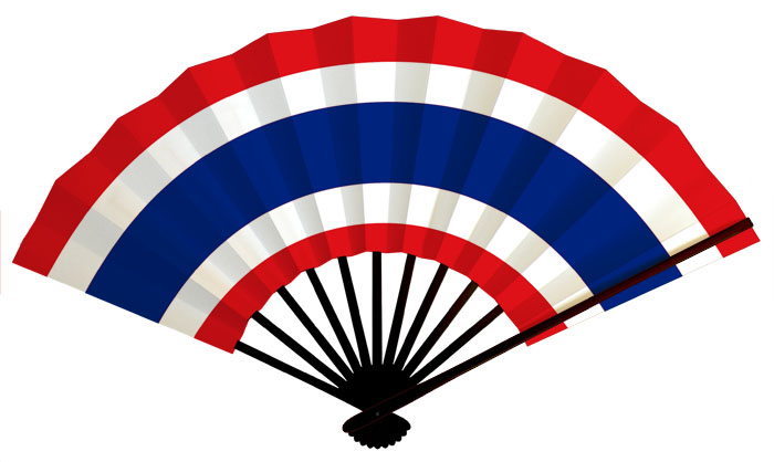タイ国旗扇子